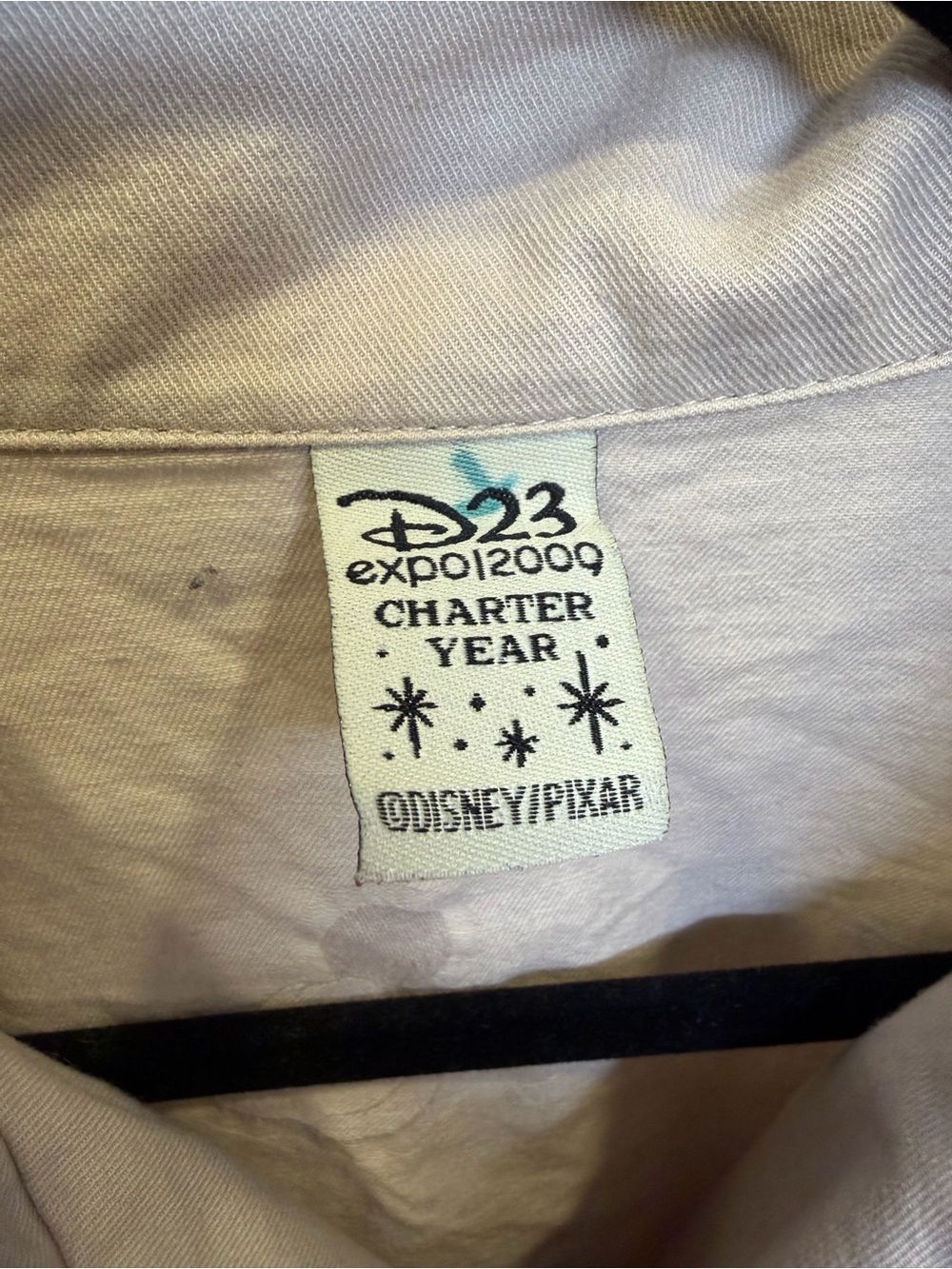 DISNEY *RARE* D23 Mickey Mouse Charter Year Short Sleeve Button-Up - Picture 4 of 7